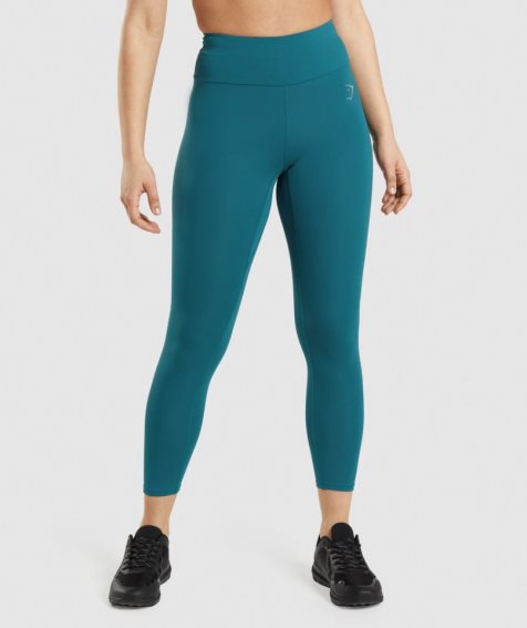 Women's Gymshark Speed Leggings Turquoise | NZ 1XTKWN